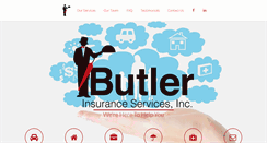 Desktop Screenshot of butlerinsuranceservices.com